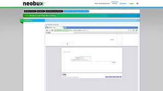 NeoBux Forum: Neobux Login Page Not Loading