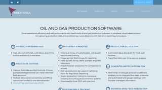 Oil and Gas Production Software - NeoFirma