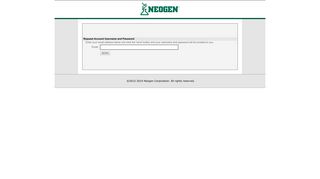 Forgot Username or Password? - Neogen Online Order Login