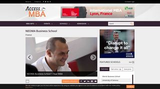 NEOMA Business School - Access MBA