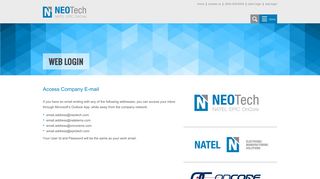 Web Login - NEO Tech