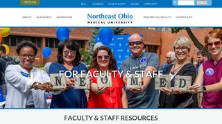 For Faculty & Staff | Northeast Ohio Medical University - NEOMED.edu