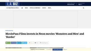 MoviePass Films invests in Neon movies 'Monsters and Men'
