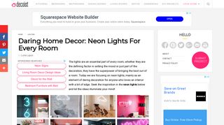 Daring Home Decor: Neon Lights For Every Room - Decoist