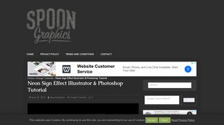 Neon Sign Effect Illustrator & Photoshop Tutorial | Spoon Graphics