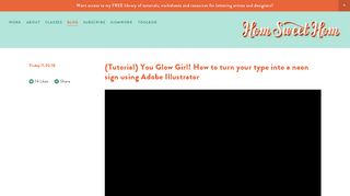 {Tutorial} You Glow Girl! How to turn your type into a neon sign using ...