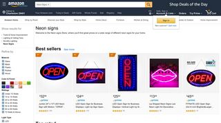 Neon Signs | Amazon.com | Lighting & Ceiling Fans - Novelty Lighting