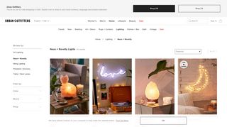 Neon Lights, Table Lamps, + Cinema Boxes | Urban Outfitters Canada