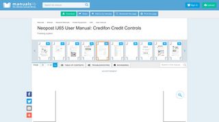 Credifon Credit Controls - Neopost IJ65 User Manual [Page 34]