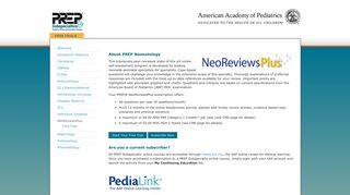 NeoReviewsPlus | preptrials.courses.aap.org