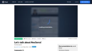 Let's talk about NeoSerra! by sarah hines on Prezi