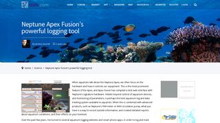 Neptune Apex Fusion's powerful logging tool - Reefs.com