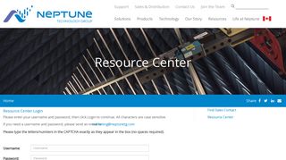 Neptune - Login | Neptune Technology Group