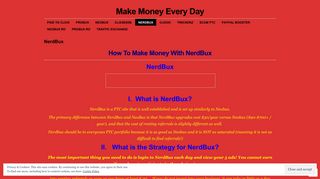 NerdBux | Make Money Every Day