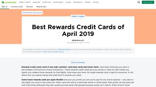 Best Rewards Credit Cards of February 2019 - NerdWallet