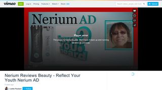 Nerium Reviews Beauty - Reflect Your Youth Nerium AD on Vimeo