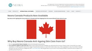 Neora Canada - Buy Direct from Our Canadian Centre