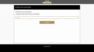 Forgotten Password - Caffe Nero