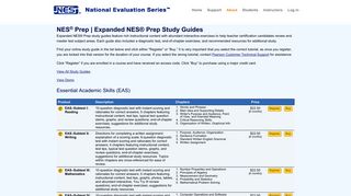 NES Prep | Expanded Study Guides