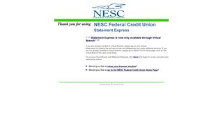 NESC Federal Credit Union NESC Federal Credit Union Logon