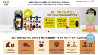 Nescafe Dolce Gusto Subscription