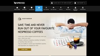 Nespresso EasyOrder | Recurring Orders | Nespresso Australia