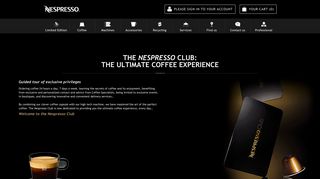 Nespresso Club: Membership & Benefits | Nespresso Canada
