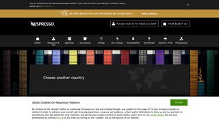 Choose your Country | Nespresso