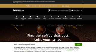 Nesspresso Coffee Selector - Nespresso