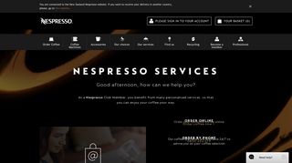 Our Services | Nespresso New Zealand