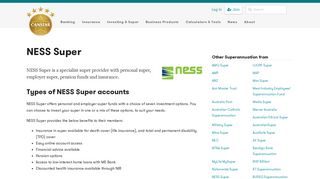 NESS Super - Review, Compare, & Save | Canstar