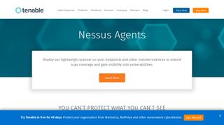 Nessus Agents | Tenable®