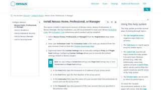 Nessus (Home, Professional, or Manager) (Nessus)