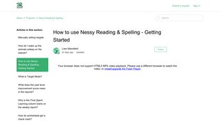 How to use Nessy Reading & Spelling - Getting Started – Nessy