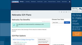 Nebraska 529 College Savings Plan | US News ... - US News Money
