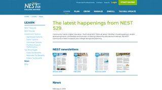 News | NEST 529 College Savings