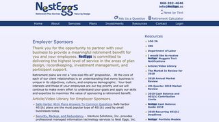 Nesteggs » Employer Sponsors