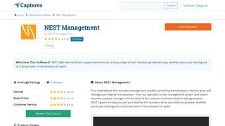 NEST Management Reviews and Pricing - 2019 - Capterra