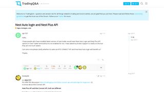 Nest Auto login and Nest Plus API - Algos, strategies, code ...