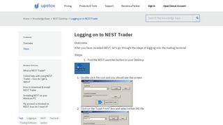 NEST Trader Login Guide: How To Login To NEST - Upstox