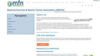 National Exercise & Sports Trainer Association (NESTA) - MedFit ...