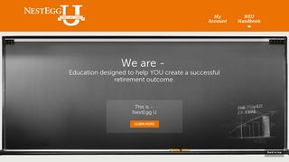 NestEgg U - Your retirement education resource | NestEgg University