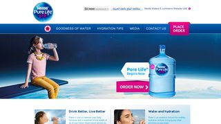 NESTLÉ® PURE LIFE® | Drinking water - Nestlé Family, Middle East