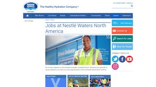 Jobs | Nestlé Waters North America