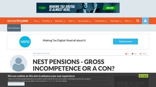 NEST PENSIONS - GROSS INCOMPETENCE OR A CON? | AccountingWEB
