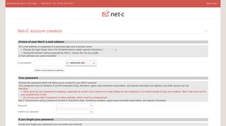 Create a Net-C address