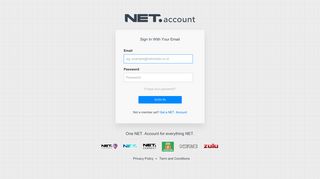 NET. Account: Sign In