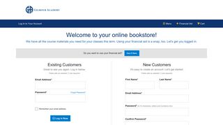 Log In | Gilmour Academy Online Bookstore - MBS Direct