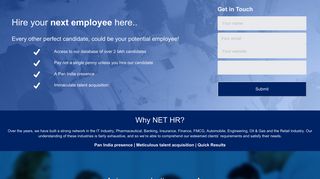 Want to hire | Contact us | NET HR