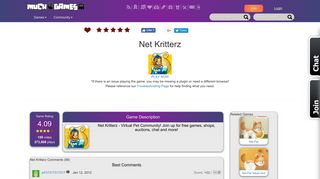 Play Net Kritterz Online - Free Game - MuchGames.com